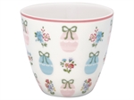 Elsie white latte cup fra GreenGate - Tinashjem